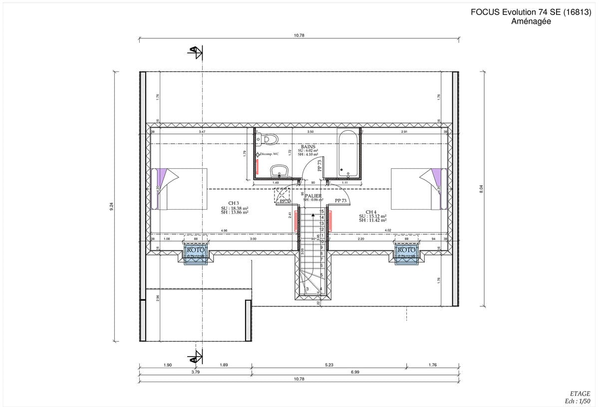 Plan Étage Gautier Evo City